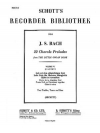 22のコラール・プレリュード・Vol.6（バッハ） (リコーダー四重奏)【22 Choral Preludes Volume 6】