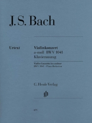 ヴァイオリン協奏曲・イ短調・BWV.1041（バッハ）（ヴァイオリン+ピアノ）【Concerto for Violin and Orchestra A minor BWV 1041】