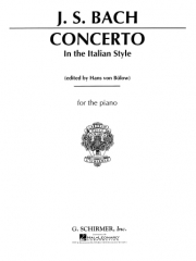 イタリア協奏曲（バッハ）（ピアノ）【Concerto in The Italian Style】