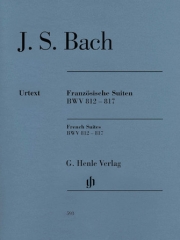 フランス組曲・BWV.812-817【運指付】（バッハ）（ピアノ）【French Suites BWV 812-817】