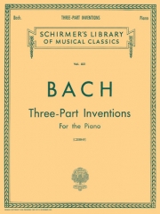 15の3声のインヴェンション（バッハ / カール・ツェルニー編曲）（ピアノ）【15 Three-Part Inventions】