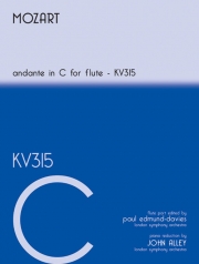 フルートのためのアンダンテ・ハ長調・KV.315（モーツァルト）（フルート+ピアノ）【Flute Concerto Andante In C Kv 315】