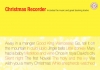 クリスマス・リコーダー（ソプラノリコーダー）【 Christmas Recorder】