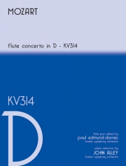 フルート協奏曲・二長調・KV.314（モーツァルト）（フルート+ピアノ）【Flute Concerto In D Kv 314】