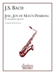 主よ人の望みの喜びよ　(バッハ) (サックス四重奏)【Jesu, Joy of Man's Desiring】