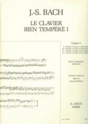 平均律クラヴィーア曲集・Vol.1c（バッハ）（ピアノ）【Le Clavier Bien Tempere Vol.1c】