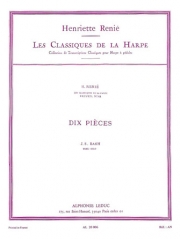 10の小品（バッハ）（ハープ）【Dix Pièces】