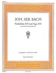 前奏曲・No.16＆フーガ・No.16・ト短調・BWV.861（バッハ）（ピアノ）【Prelude XVI and Fugue XVI G minor BWV 861  from "The Well-】