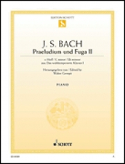 前奏曲・No.2＆フーガ・No.2・ハ短調・BWV.847（バッハ）（ピアノ）【Prelude II and Fugue II C minor BWV 847  from "The Well-Te】