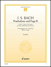 前奏曲・No.2＆フーガ・No.2・ハ短調・BWV.847（バッハ）（ピアノ）【Prelude II and Fugue II C minor BWV 847  from "The Well-Te】