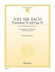 前奏曲・No.6＆フーガ・No.6・ニ短調・BWV.851（バッハ）（ピアノ）【Prelude VI and Fugue VI D minor BWV 851  from "The Well-Te】