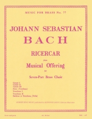 リチェルカーレ「音楽の捧げもの」より（バッハ）（金管七重奏）【Ricercar From Musical Offering】