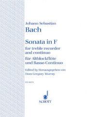ソナタ・ヘ長調・BWV.1035（バッハ） (ソプラノリコーダー+ピアノ)【Sonata in F BWV 1035】