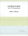 ストーム・サージ（ロバート・クレイソン）（打楽器九～十二重奏）【Storm Surge】