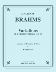 ハイドンの主題による変奏曲・Op.56（ヨハネス・ブラームス）（トロンボーン+ピアノ）【Variations on a Theme by Haydn, Op. 56】