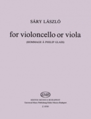 for Violoncello or Viola（シャーリ・ラースロー）（チェロ）