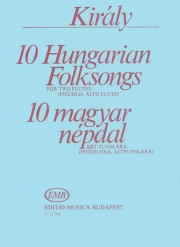 10のハンガリー民謡（ラースロー・クラリ）（フルート二重奏）【10 Hungarian Folksongs】