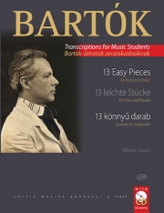 13のやさしい小品（ベラ・バルトーク）（フルート+ピアノ）【13 Easy Pieces for flute and piano】