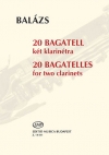 20のバガテル（アルパド・バラージュ）（クラリネット二重奏）【20 Bagatelles】
