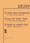 24のやさしい演奏会用小品・Vol.2（イシュトヴァーン・セレーニ）（ヴァイオリン+ピアノ）【24 Easy Little Concert Pieces 2】