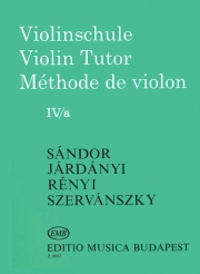 ヴァイオリン・チューター・Vol.4（エンドレ・セルヴァーンスキー）（ヴァイオリン）【Violin Tutor – Volume 4】