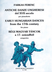 古いハンガリーの舞曲（フェレンツ・ファルカシュ）　(ピアノ)【Early Hungarian Dances】