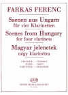 ハンガリーの情景（フェレンツ・ファルカシュ） (クラリネット四重奏）【Scenes from Hungary】