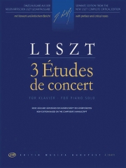 3つの演奏会用練習曲（フランツ・リスト）　(ピアノ)【3 Études De Concert】