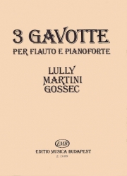 3つのガボット　(フルート+ピアノ)【3 Gavotte】
