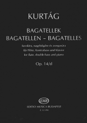バガテル（ジェルジ・クルターグ） (ミックス二重奏+ピアノ）【Bagatelles】