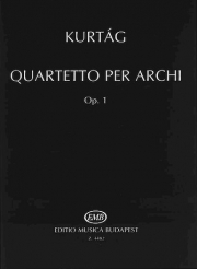 弦楽四重奏曲・No.1（ジェルジ・クルターグ）（弦楽四重奏）【String Quartet No.1】