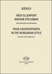 ハンガリー風の4つのカウンターポイント（エンドレ・セーケイ）（弦楽二重奏）【Four Counterpoints in the Hungarian Style】