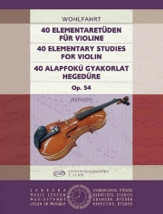 40の初級練習曲（フランツ・ヴォールファールト）（ヴァイオリン）【40 Elementary Studies】