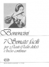7つのソナタ（ジョヴァンニ・ボノンチーニ）（フルート二重奏+ピアノ）【7 Sonate Facili】