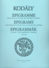 エピグラム（コダーイ・ゾルターン）（ストリングベース+ピアノ）【Epigrams】