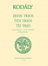 10のトリオ（コダーイ・ゾルターン）(チェロ三重奏)【Ten Trios】