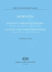 3人による五重奏曲（バラージュ・ホルヴァート）（ミックス二重奏+ピアノ）【Quintet for Three Performers】