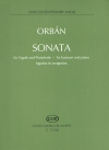 ソナタ（オルバーン・ジェルジュ）（バスーン+ピアノ）【Sonata】