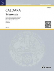 トリオ・ソナタ・Op.1・No.1（アントニオ・カルダーラ）（ヴァイオリン二重奏+ピアノ）【Trio Sonata Op. 1 No. 1】