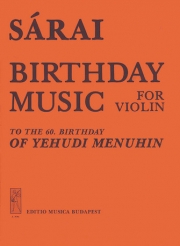 バースデー・ミュージック（シャーライ・ティボール） (ヴァイオリン)【Birthday Music】