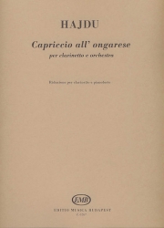 ハンガリー風カプリチオ（ミハーイ・ハイデュ）（クラリネット+ピアノ）【Capriccio all'ongarese】
