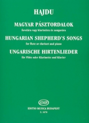 ハンガリー牧人の歌（ミハーイ・ハイデュ）（クラリネット+ピアノ）【Hungarian Shepherd's Songs】
