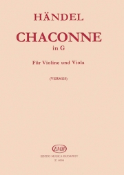 シャコンヌ・ト長調 (ヘンデル)（弦楽二重奏）【Chaconne in G】