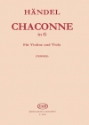 シャコンヌ・ト長調 (ヘンデル)（弦楽二重奏）【Chaconne in G】