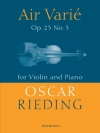 エア・ヴァリエ・Op.23・No.3（オスカー・リーディング）（ヴァイオリン+ピアノ）【Air Varie Op. 23 No. 3】