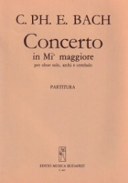 協奏曲・変ホ長調（カール・フィリップ・エマヌエル・バッハ）（オーボエ+弦楽五重奏）【Concerto in mib maggiore】