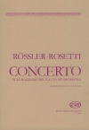 協奏曲・ニ長調（アントニオ・ロゼッティ）（フルート+ピアノ）【Concerto in re maggiore】