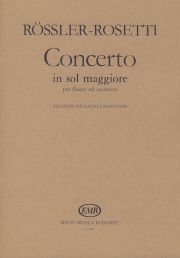 協奏曲・ト長調（アントニオ・ロゼッティ）（フルート+ピアノ）【Concerto in sol maggiore】