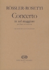 協奏曲・ト長調（アントニオ・ロゼッティ）（フルート+ピアノ）【Concerto in sol maggiore】