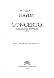 フルートのための協奏曲（ミヒャエル・ハイドン）（フルート+ピアノ）【Concerto for Flute】